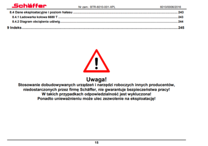 Schaffer 6680T Operation and Mantenance Manual - Image 8