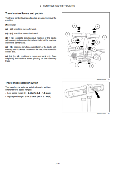 New Holland E37C Mini Excavator Operator's Manual - Image 7