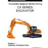 CASE Excavator CX Series Service Training Manual