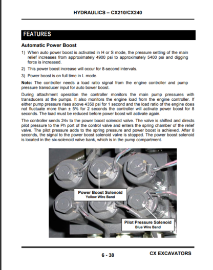 CASE Excavator CX Series Service Training Manual - Image 3