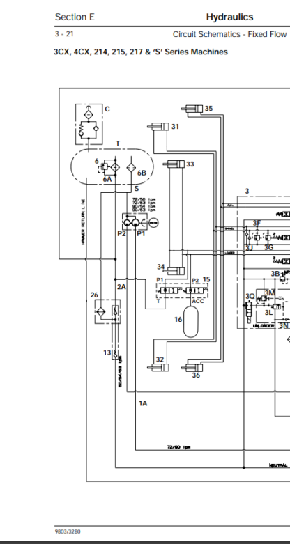JCB BACKHOE 3CX 4CX Service Manual SN  930000+ and SN 903000+ - Image 2
