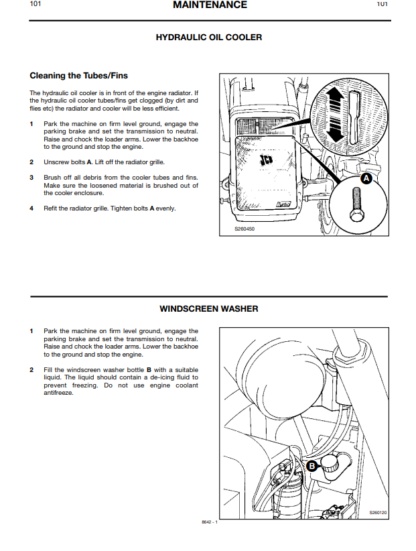 JCB 4CX Backhoe Operation and Maintenance Manual - Image 8