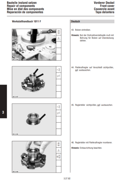 Deutz 1011F Engine Workshop Manual - Image 6