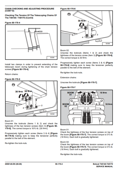 Bobcat T40140 T40170 Telescopic Handler Service Manual - Image 5