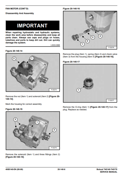 Bobcat T40140 T40170 Telescopic Handler Service Manual - Image 6
