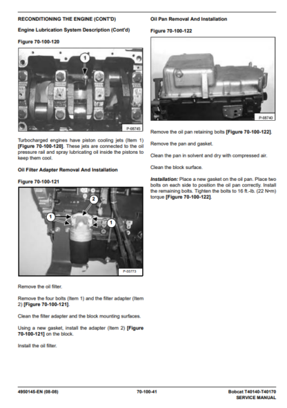 Bobcat T40140 T40170 Telescopic Handler Service Manual - Image 7