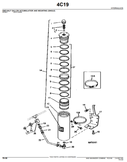 John Deere 9400 Maximizer Combine Harvester Parts Catalog - Image 7