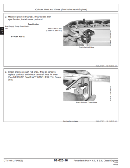 John Deere PowerTech 4.5L 6.8L Technical Repair Manual - Image 6