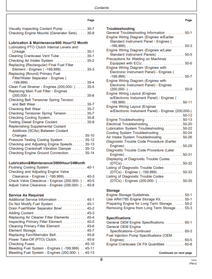 John Deer PowerTech 8.1L 6081 Diesel Engine Service Manual - Image 4