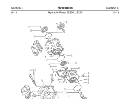 JCB Excavator JS200, JS210, JS220, JS240, JS260 Repair Manual - Image 7