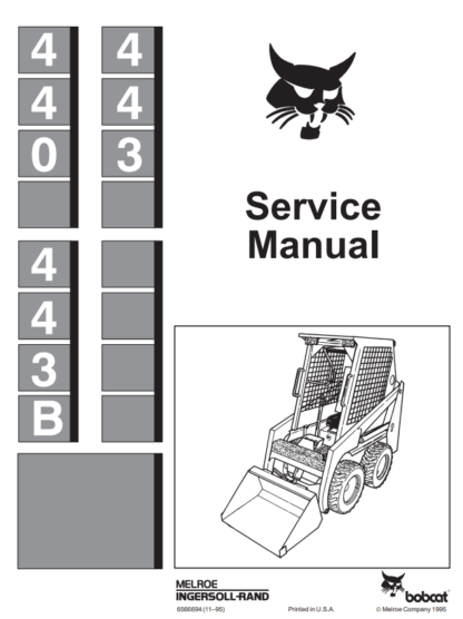 Bobcat 440 443 443B Service Manual