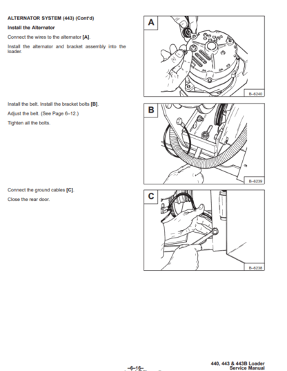 Bobcat 440 443 443B Service Manual - Image 3