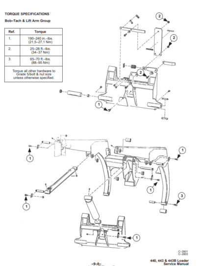 Bobcat 440 443 443B Service Manual - Image 8