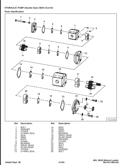 Bobcat 863 863H Service Manual - Image 6