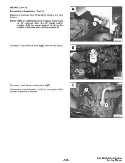 Bobcat 863 863H Service Manual - Image 8