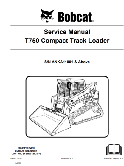 Bobcat T750 Service Manual