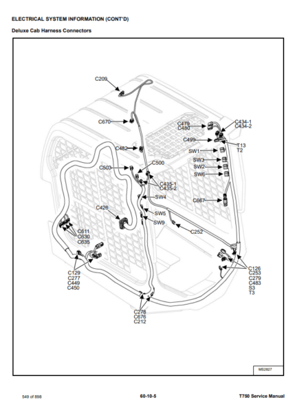 Bobcat T750 Service Manual - Image 4