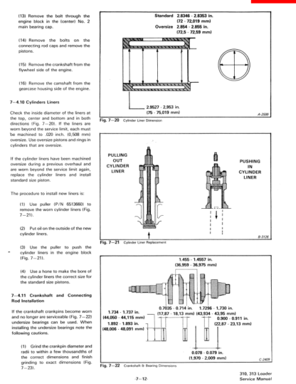 Bobcat 310 313 Service Manual - Image 5