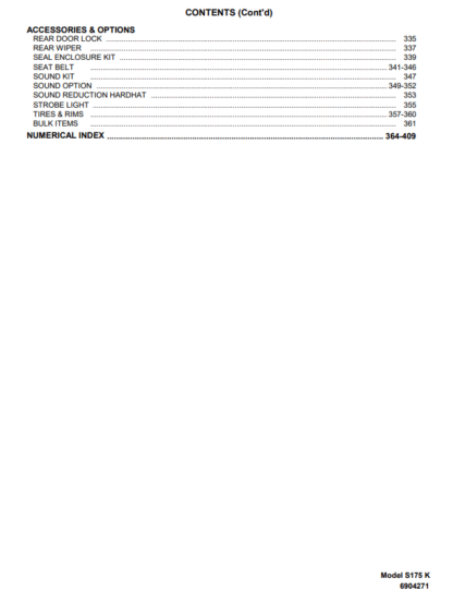 Bobcat S175 Parts Manual - Image 4