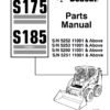 Bobcat S175 S185 Parts Manual