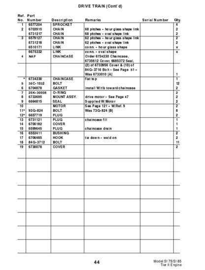 Bobcat S175 S185 Parts Manual - Image 6