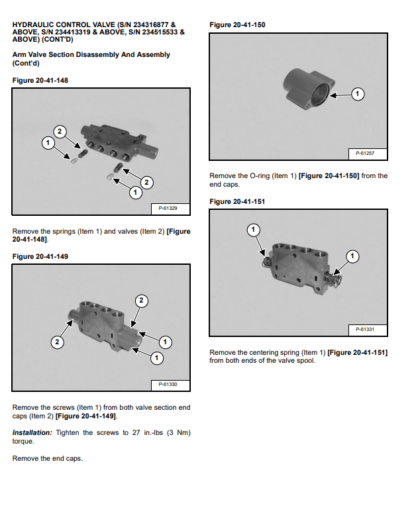 Bobcat Excavator 331 331E 334 Service Manual S/N 234+ - Image 9