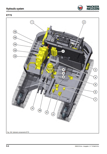 Wacker Neuson Excavator ET75 Service Manual - Image 6
