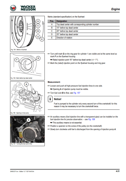 Wacker Neuson Excavator EZ17 Service Manual - Image 14