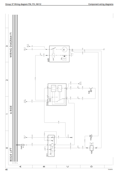 Volvo FM FH NH12 Wiring Diagram CHID A615020- , CHID B421649 - Image 5
