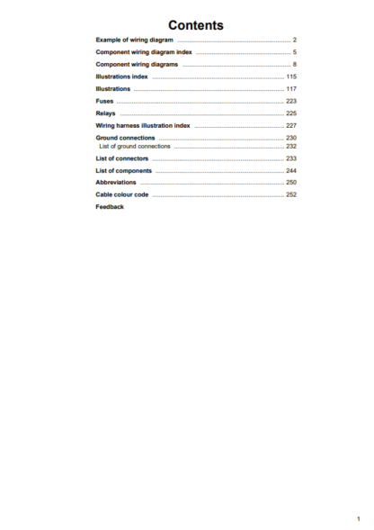 Volvo FM FH NH12 Wiring Diagram CHID A622782 - , CHID B433164 - Image 3