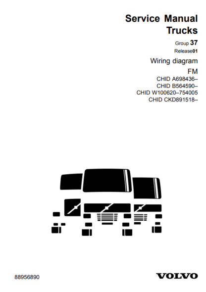 Volvo FM Wiring Diagram CHID A698436- CHID B564590- - Image 2