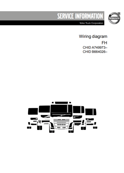 Volvo FH Wiring Diagram CHID A749973- CHID B664026- - Image 3