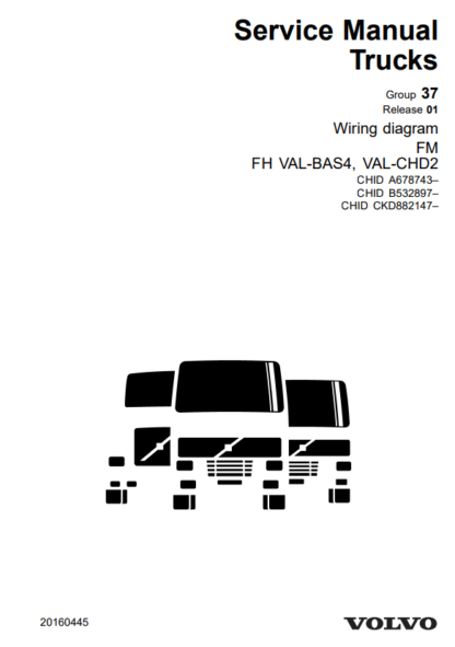 Volvo FM FH VAL-BAS4 Wiring Diagram CHID A678743- CHID B532897 - Image 2