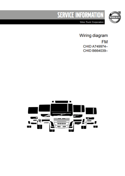 Volvo FM Wiring Diagram CHID A749974- CHID B664039- - Image 2