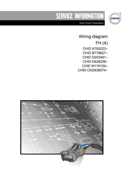 Volvo FH (4) Wiring Diagram CHID A793223- CHID B778827- - Image 3