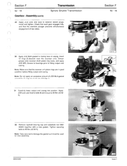 JCB 3CX 4CX 214 215 217 Service Manual SN 400001 to 460000 - Image 6