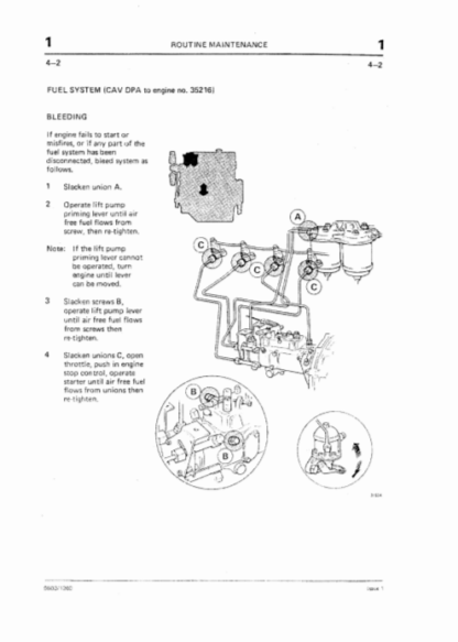 JCB Leyland 37 TD and 498NT Engine Service Workshop Manual - Image 2