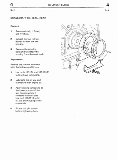JCB Leyland 37 TD and 498NT Engine Service Workshop Manual - Image 5