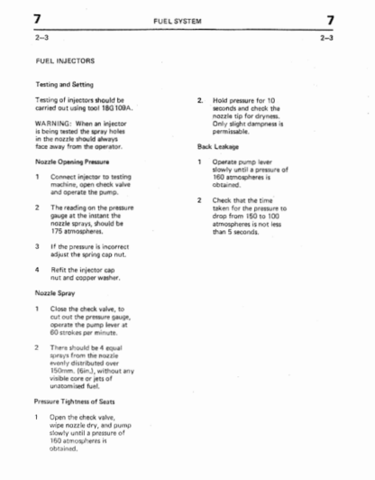 JCB Leyland 37 TD and 498NT Engine Service Workshop Manual - Image 8
