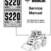 Bobcat S220 S220 Turbo HF Service Manual