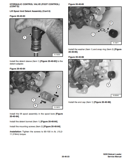 Bobcat S220 S220 Turbo HF Service Manual - Image 7