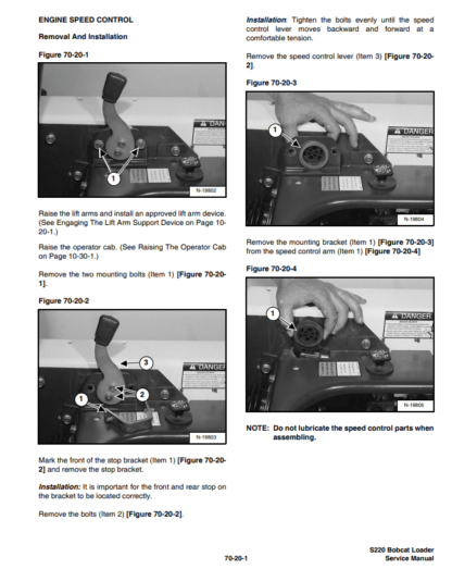 Bobcat S220 S220 Turbo HF Service Manual - Image 11