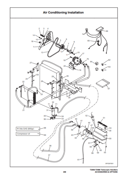 Bobcat T2256 T2566 Telescopic Handler Parts Catalog - Image 8