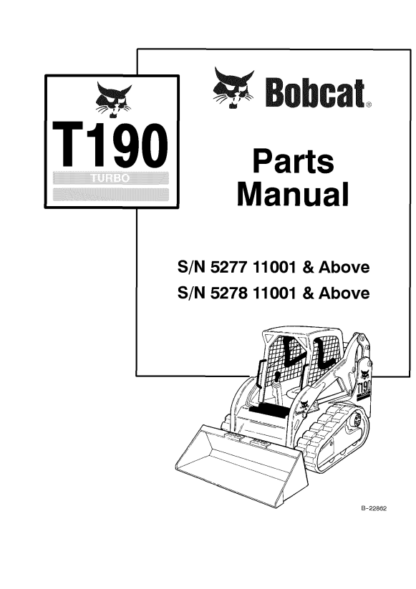 Bobcat T190 Parts Manual