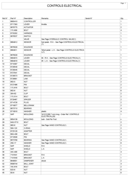 Bobcat T190 Parts Manual - Image 6