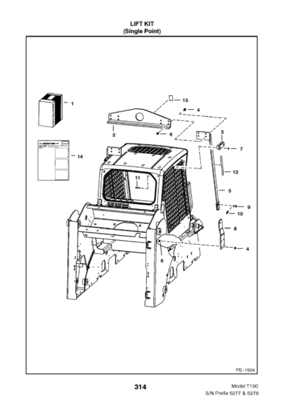 Bobcat T190 Parts Manual - Image 8