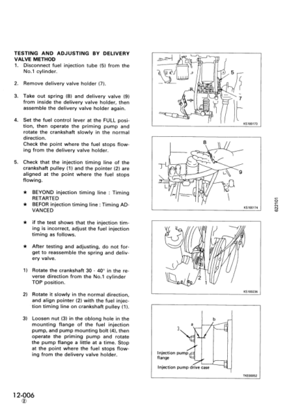 Komatsu 108 Series Diesel Engine Shop Service Manual - Image 4