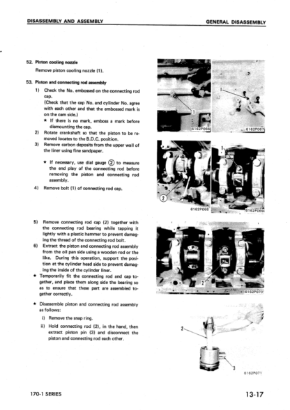 Komatsu 6D170-1 Series Diesel Engine Shop Service Manual - Image 5