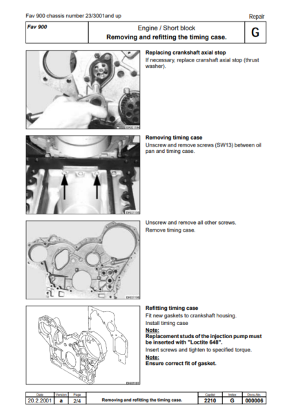 MAN D 0836 LE FENDT Tractor Engine Workshop Manual - Image 7
