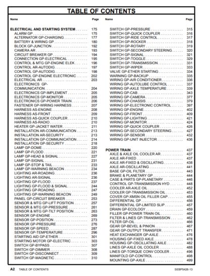CAT 966H Wheel Loader Parts Manual - Image 4